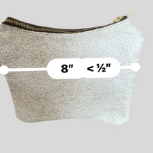 Load image into Gallery viewer, beige vegan leather bag measurement