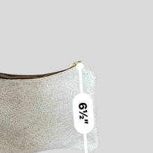 Load image into Gallery viewer, beige vegan leather bag measurement of the high