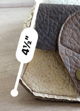 Load image into Gallery viewer, Brown Vegan Wallet Handmade Accessories