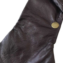 Load image into Gallery viewer, Burgundy leather Gloves Handmade Accessories