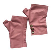 Load image into Gallery viewer, Rose Leather Gloves Handmade Accessories