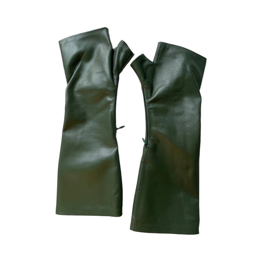 Deep Green Gloves Handmade Accessories