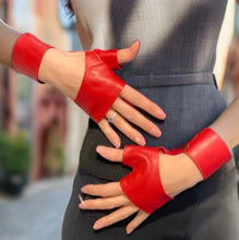 Load image into Gallery viewer, Red Spring Gloves Handmade Accessories