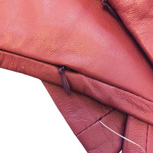 Load image into Gallery viewer, Rose long leather Gloves Handmade Accessories