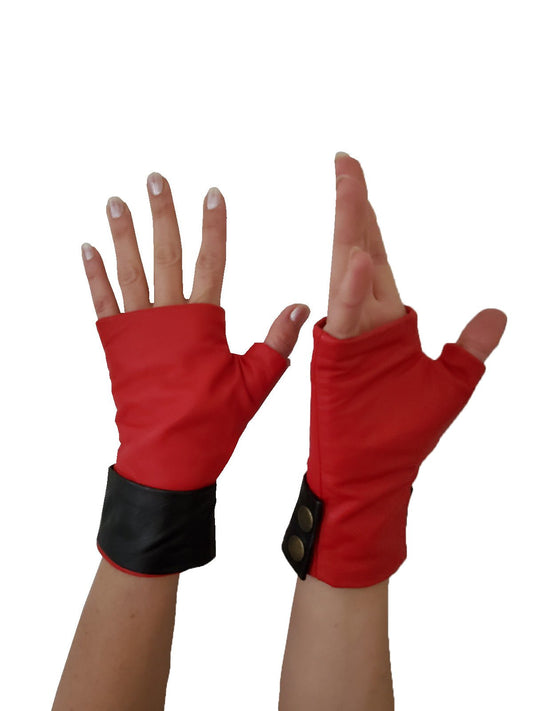 Unisex Handmade Leather Gloves - Handmade Accessories