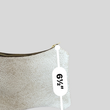 Load image into Gallery viewer, beige vegan leather bag measurement of the high
