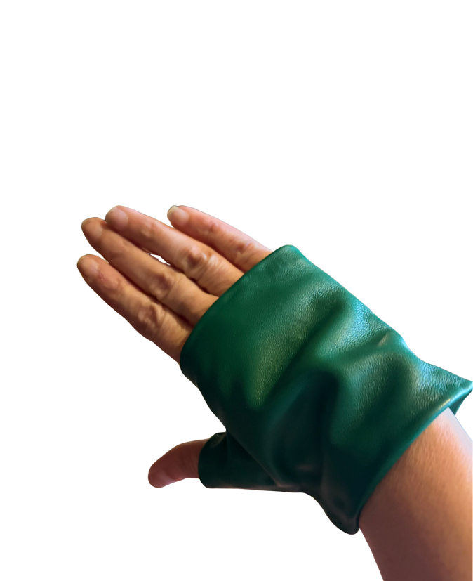 Pink Driving Leather Gloves Lamia Design Handmade Accessories