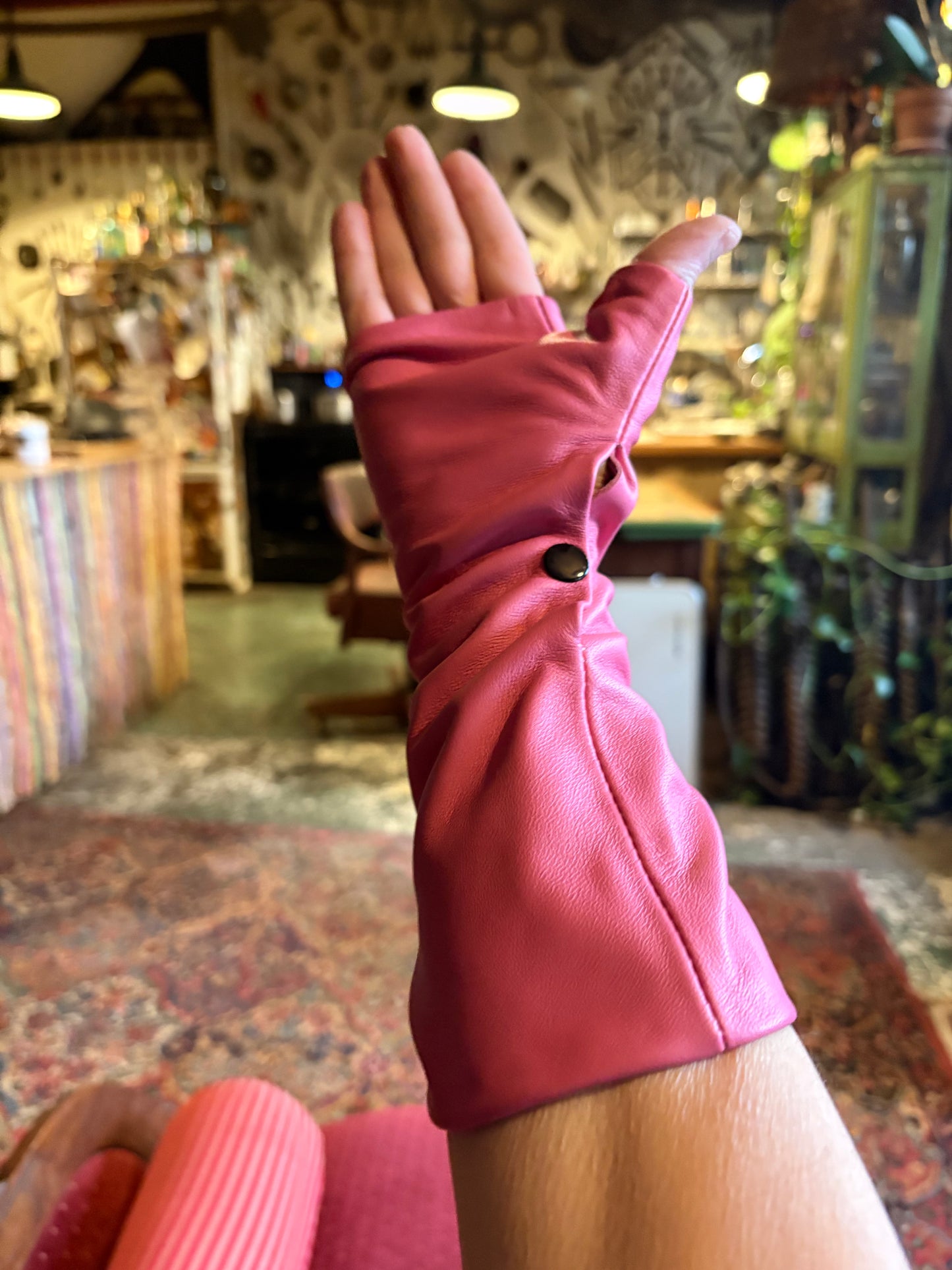 Soft Pink Gloves