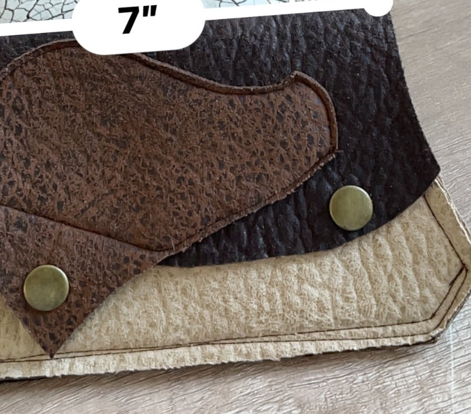 Brown Vegan Wallet Handmade Accessories