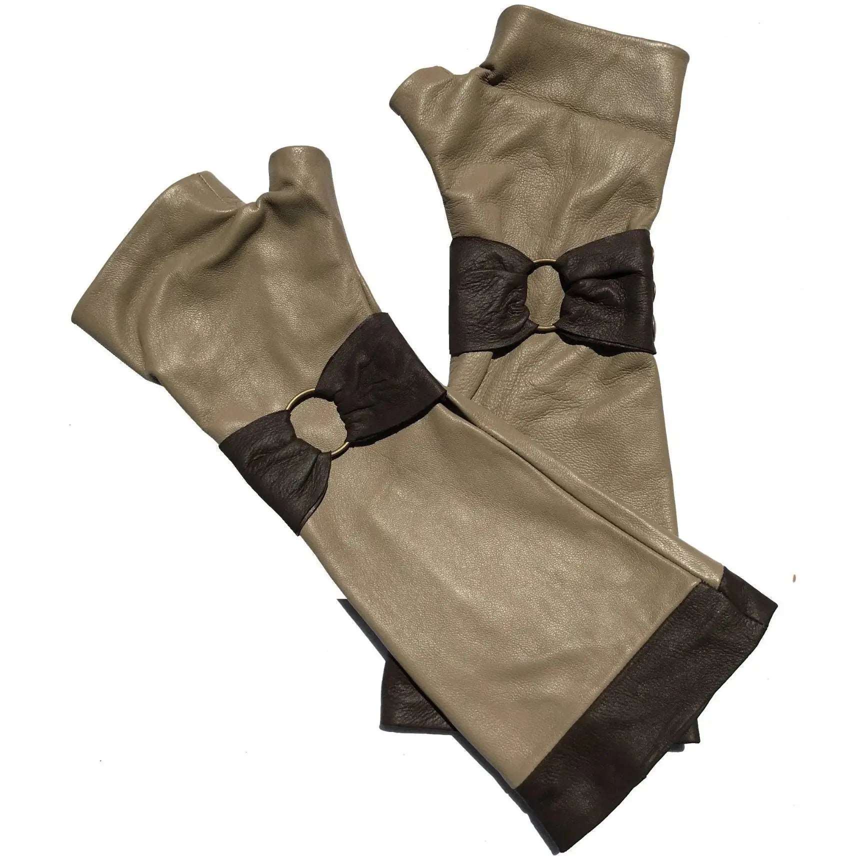 Earth brown gloves Handmade Accessories