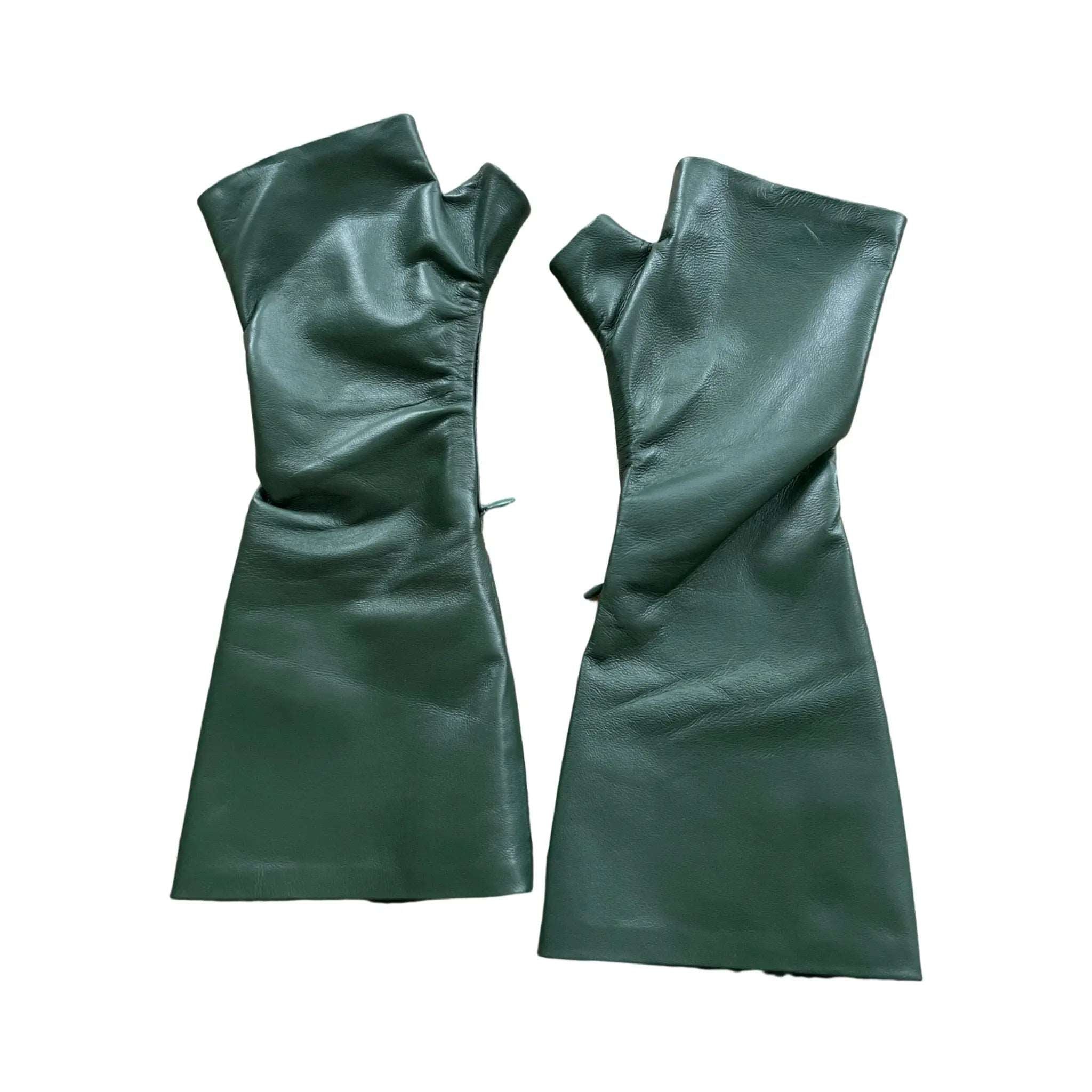 Shop Deep Green Long Gloves | High Quality Gloves Medium
