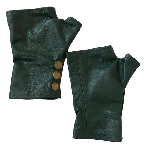Teal Green Gloves Handmade Accessories