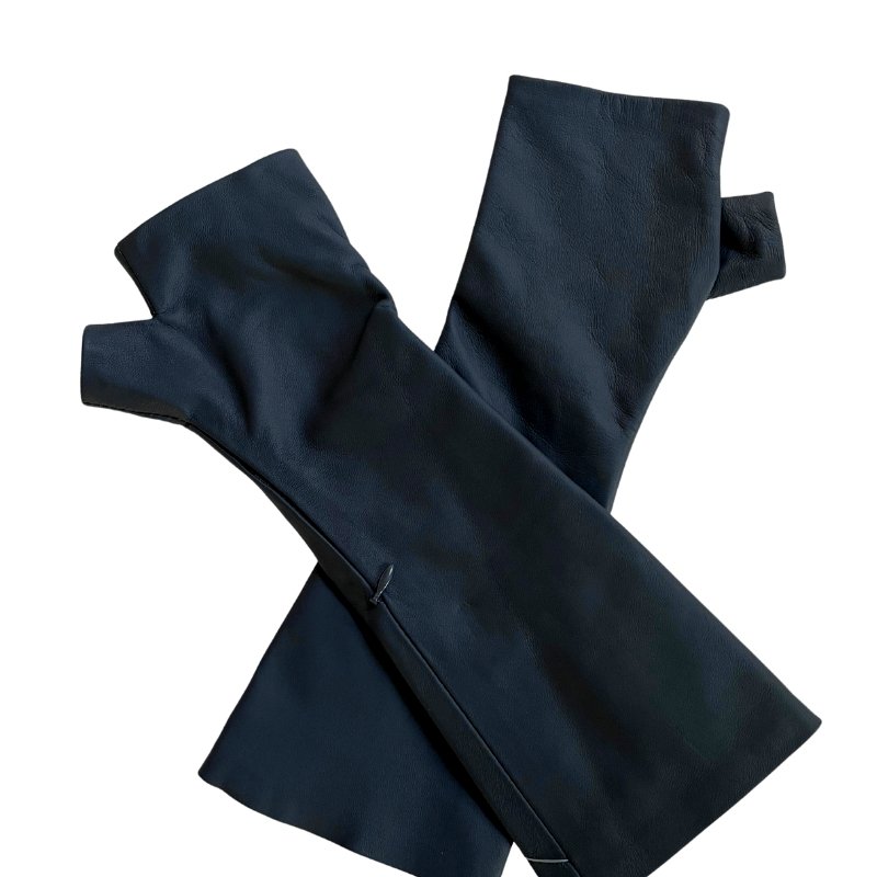 Matte Navy Napa Gloves - Handmade Accessories