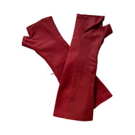 Matte Red Gloves Handmade Accessories